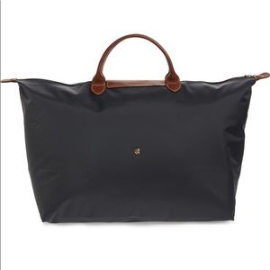 NWT longchamp pilage tote-gunmetal